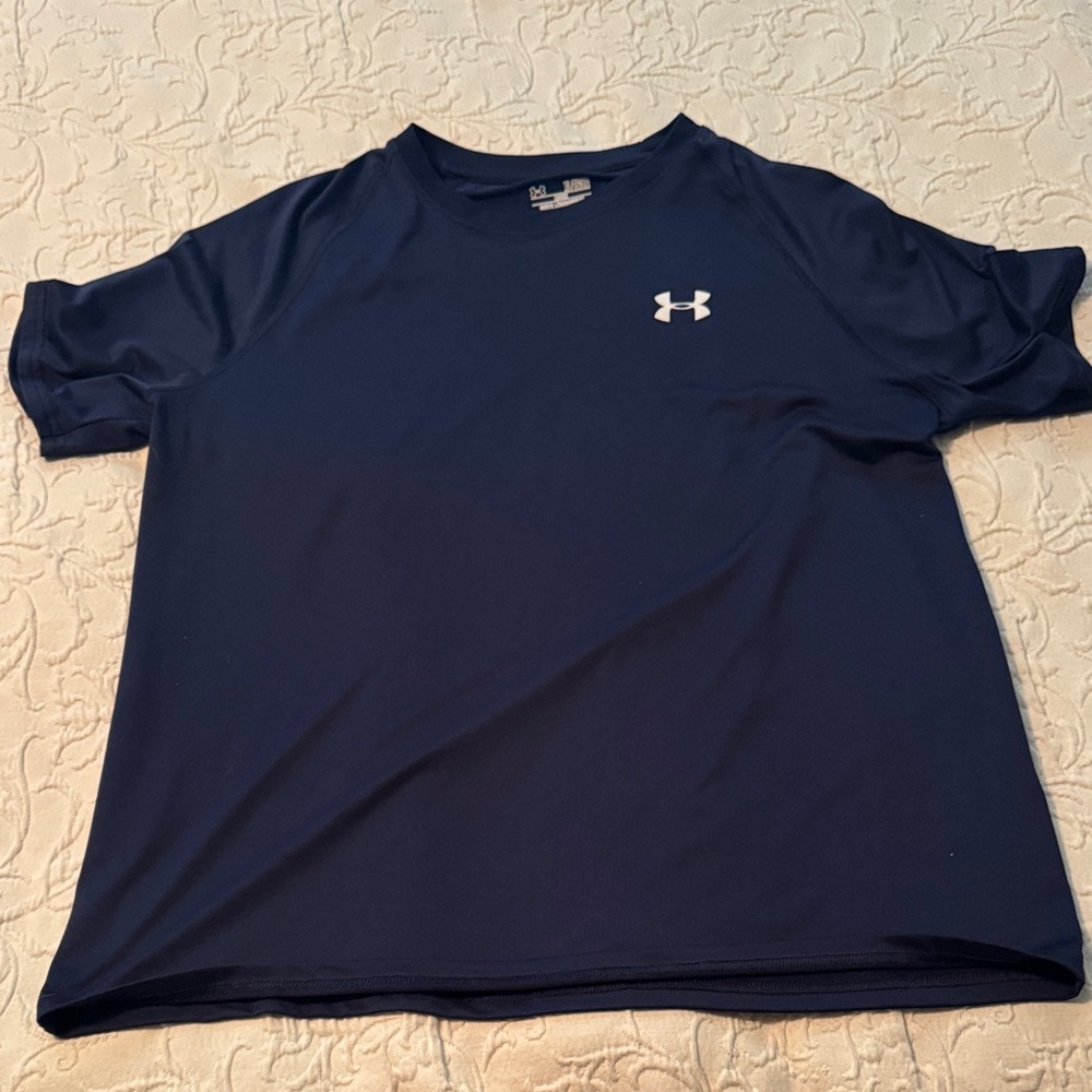 Under Armour Men's Dark Blue Short Sleeve Tee